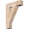 Ekena Millwork Traditional Block Smooth Bracket, Douglas Fir, 5 1/2"W x 24"D x 32"H BKT06X24X32TRA05SDF - alternate 1